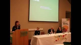 Sarah Monaghan speaks at the launch of Leitrim Together for Yes