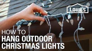 How To Hang Exterior Christmas Lights