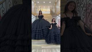 Sister Duo in our fave #BlackDress  #moda2000 #quince #quinceañera #minime #littlesister