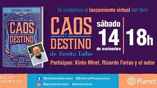 Benito Taibo Presenta "Caos y Destino" #ParaLeerEnLibertad