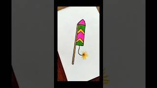 Simple And Easy Diwali Drawing #happydiwali #shorts #art