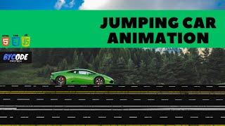 Car Animation | Using Pure HTML, CSS & JavaScript |  @bycode.infotech  #html #css #javascript