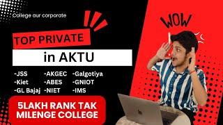 Top 10 Private Colleges under AKTU 2025 | Best Engineering Colleges in UPTU | Fees, Placement