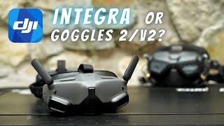 DJI Goggles Integra vs. Goggles 2 and V2. Real world FPV drone pilot's perspective