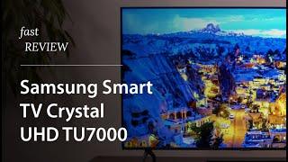 Samsung Smart TV Crystal UHD TU7000 | Fast Review | Fast Shop