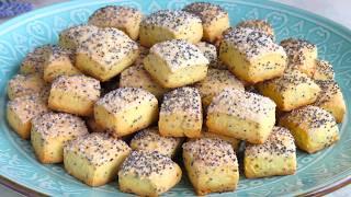 cookies with poppy seeds on sour cream in a few minutes