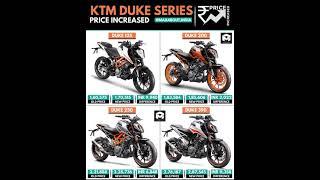 KTM Duke Series Price Increased in India, Once Again!