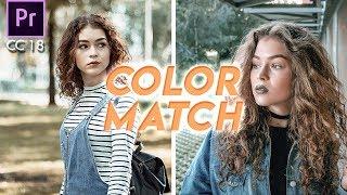 Matching colors of two shots (Color Match) | Tutorial Adobe Premiere Pro CC 2018