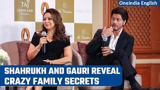 Shahrukh and Gauri Khan's fun banter during the launch of her debut book | Oneindia News