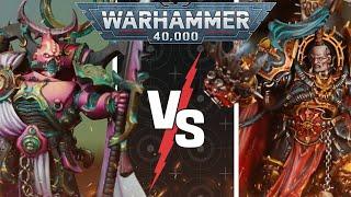 ** NEW CODEX!** Emperor's Children vs Black Legion | Warhammer 40,000 Battle Report