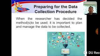 DepEd Basic Research – Data Collection – Neill U.  Tirona and Emelia R.  Pastorin