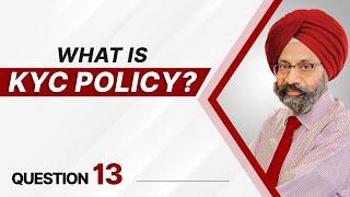 What is KYC Policy ? | Best Answer For Banking Aspirants | Mr. Jasbir Singh | IPB India