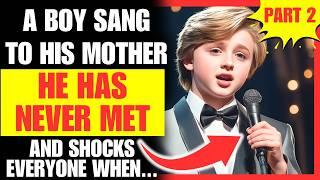 ORPHAN BOY SANG TRIBUTE TO HIS MOTHER