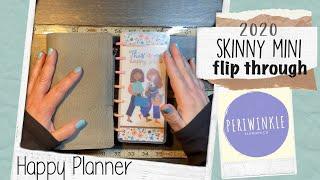 2020 Skinny MINI Happy Planner flip through and How It Worked For Me!