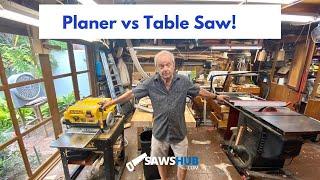 Planer vs Table Saw: Do You Really Need Both Tools?