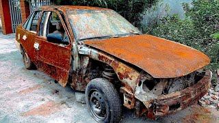 Full restoration abandoned car 53 year old | Restore & rebuild old rusty DAEWOO cars