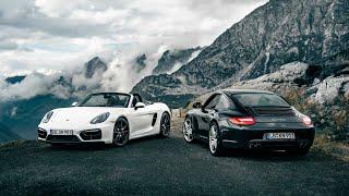 Final Summer Drive! Susten Pass | Porsche 981 Boxster GTS vs 997.2 Carrera