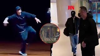 bts news today! Bts jin shows up at dance practice, jungkook's reaction is excited! what's up?