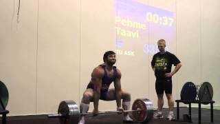 Estonian Powerlifting Championships 2013. Taavi Pehme deadlift 335 kg.