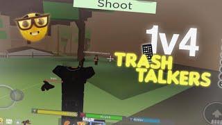 1v4ing TRASH TALKERS on DA HOOD 