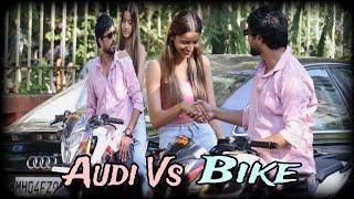 Audi car Ki Owner Ko Dedi bike Ride | Amiri Ka ghamand nhi hai ise | golden Heart️