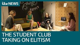 93% Club: The social mobility network for students taking on elitism | ITV News