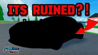 THIS CAR IS RUINED IN Car Dealership tycoon?! | Mird CDT