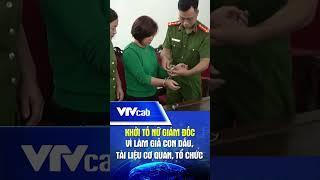 Khởi tố nữ giám đốc vì làm giả con dấu, tài liệu cơ quan, tổ chức