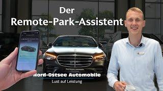 Zugeparkt? Die S-Klasse fährt alleine aus der Parklücke – Der Remote-Parkassistent