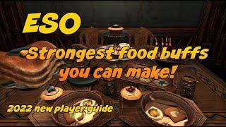 ESO Top food buff recipes to sell or use!