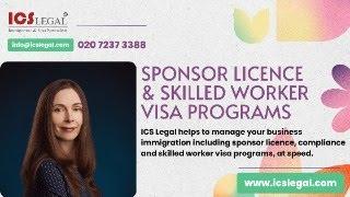 ICS Legal podcast on sponsor licence and skilled workers