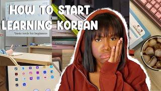 how to start learning korean...it's not hard i promise | anamuri