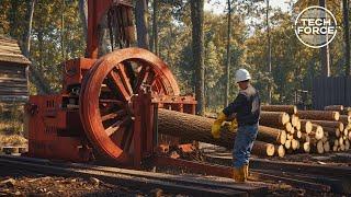 Fastest Firewood Processing Machines | Homemade Modern Wood Cutting | Firewood Splitting Machine #1