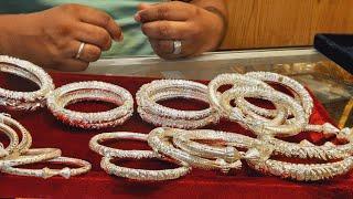 রুপা চান্দির ফাঁপা বালা রুলি দাম ও কালেকশন /rupa chandi bangle price bd