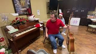 Jerald Rae performing at the villas of Jackson December 6, 2022 Christmas gig