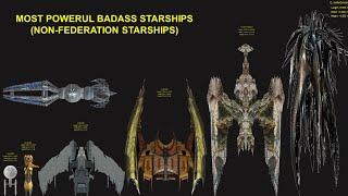 The 12 Badass & Powerful Star Trek Ships (Non-Federation Ships)