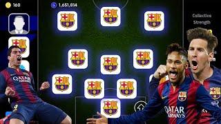 BARCELONA 2015 SQUAD!!  PEAK OF "MSN" MESSI, SUAREZ, NEYMAR! EFOOTBALL 2024 MOBILE