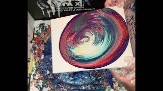 #50 Acrylic paint pour painting