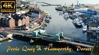 Poole Quay & Hamworthy, Dorset, UK By Drone, Jan 2020- 4K