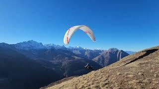 paragliding start Gandhorn, Binn CH