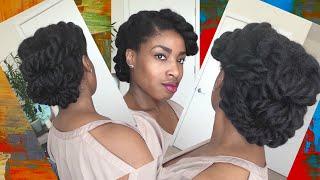 Flat Twist Updo