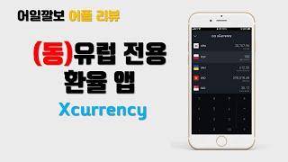 동유럽 전용 환율 계산기 어플 Xcurrency, 해외여행 필수 환율 어플, 즈위티, 흐리브냐, 프랑을 동시에 계산, 5개국 환율동시 계산, 세계여행 필수 앱