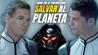  CUANDO MESSI Y CRISTIANO JUGARON CONTRA LOS EXTRATERRESTRES PARA SALVAR AL MUNDO  (real no fake)