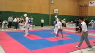 TKD Taekwondo Bergisch Open 2012 - Florian Meyer - Zweiter Kampf