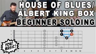 Easiest Way to Play Pentatonic Scale - House of Blues/Albert King Box - Beginner Soloing (FretLIVE)