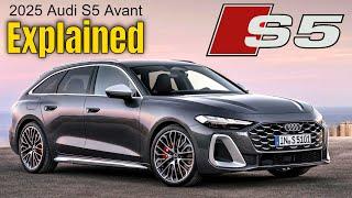 New 2025 Audi S5 Avant in Daytona gray Explained