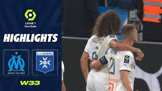 OLYMPIQUE DE MARSEILLE - AJ AUXERRE (2 - 1) - Highlights - (OM - AJA) / 2022-2023