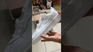 One more clients order done ️ custom AIR FORCE 1    #customshoes #customsneaker  #nikeairforce1