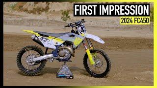 First Ride on the 2024 Husqvarna FC450!