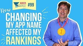How Changing My App Name Affected My Ranking | ASO